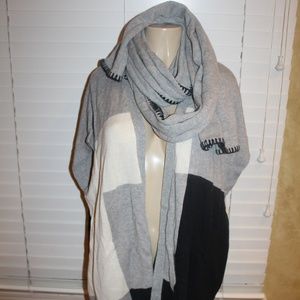 Paige attached scarf cardigan size M/L